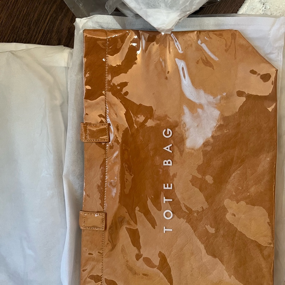 Stylish Tan Tote Bag